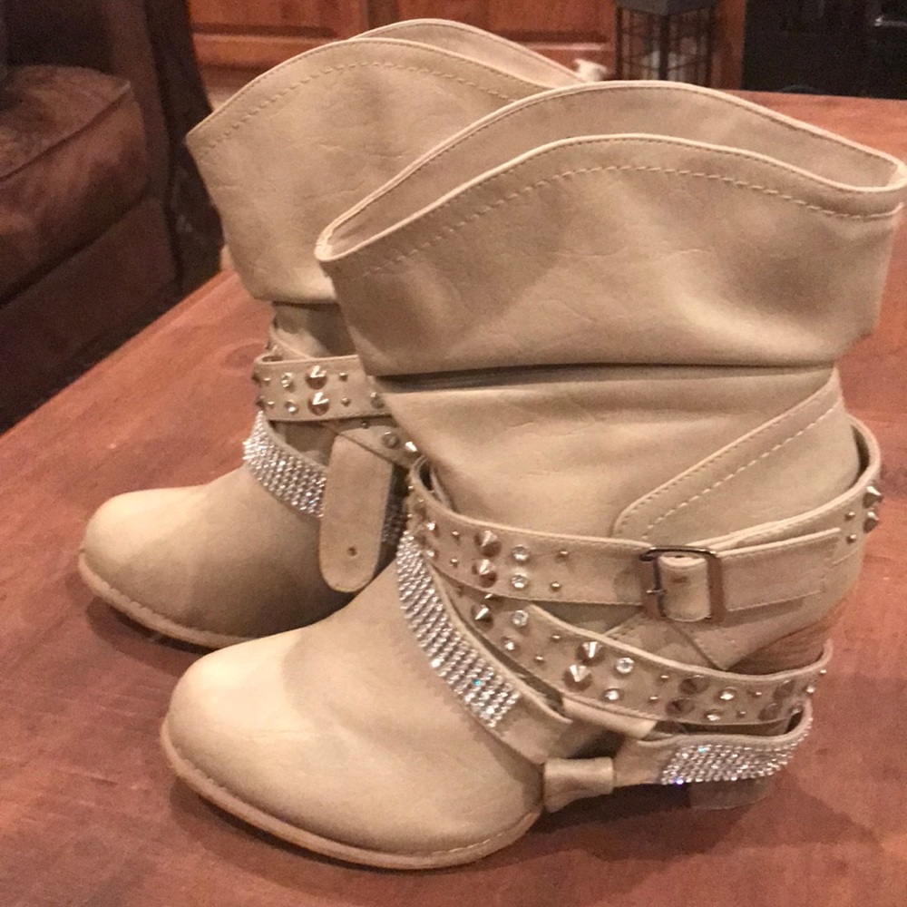 Tan boots